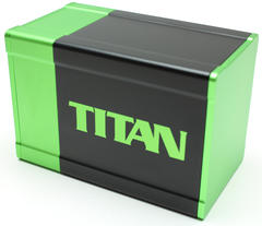 Boxgods Titan Black & Green Deck Box